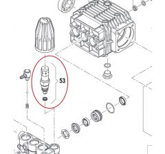 Régulateur de pression pompe HP Comet LW-K_LWS-K_LWR-K_LWD-K