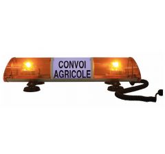 RAMPE DE SIGNALISATION LED CONVOI AGRICOLE A VISSER AVEC FAISCEAU ELECTRIQUE
