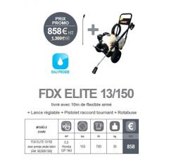 Nettoyeur haute pression 150 Bar Comet FDX ELITE 13/150  Réf: 90200513