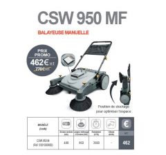 Balayeuse manuelle CSW950MF pivotante 360° Réf : 93010008