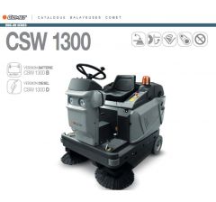 Balayeuse CSW 1300 autoportée à batterie (incluses)  - COMET/LAVOR - Réf: 93020005