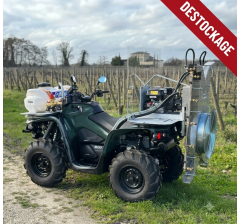 Atomiseur quad turbine inversé haute avec cuve 98L et  2 électrovannes et boitier 