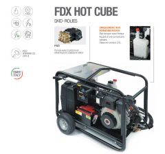 Nettoyeur FDX HOT CUBE haute pression professionel à eau chaude autonome intensif-REF:90580501◘