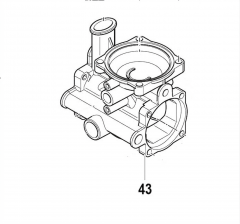 Carter de pompe Comet MC20 /25 Réf: 04030134