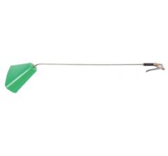 Lance désherbage coudée en inox 75, 95 ou 115 cm avec cache herbicide inclus