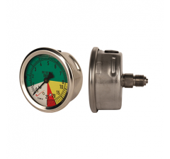 MANOMÈTRE ECH. DILATEE D63 0/8/25B FIXATION ARRIERE