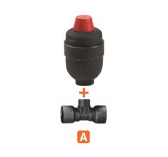 Kit accumulateur de pression avec raccord Réf: 01020032+28033388