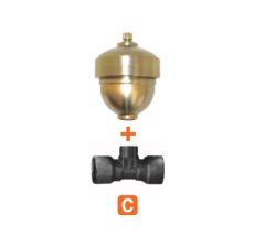 Kit accumulateur de pression avec raccord Réf: 01020036+28033431