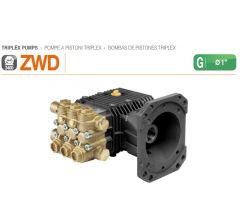 Pompe ZWD 4040 VR VITON -Réf:63050907-Comet- 15 L/Min pour 276 bar--Ø 1"