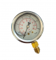 Manomètre différentiel D 63 mm échelle linéaire 0-6 bar fixation radiale en 1/4