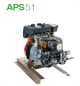Motopompe APS 51 thermique  40 bars 38 l/min Réf : 73001152