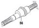 Vilebrequin pompe APS 101 Mâle-Mâle 1