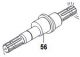 Vilebrequin pompe APS 121 Mâle-Mâle 1