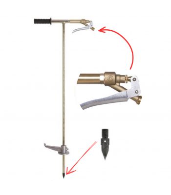 Pal injecteur sans débitmètre poignée laiton