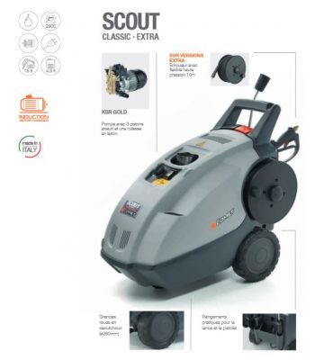 Nettoyeur haute pression Scout Classic-150 Bar 9L/Min-Réf: 90440001
