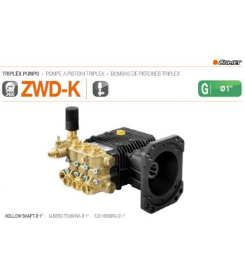 Pompe ZWD-K 3540G VR IDRO-276 Bar- 13L/Min-Comet-Réf:63051062